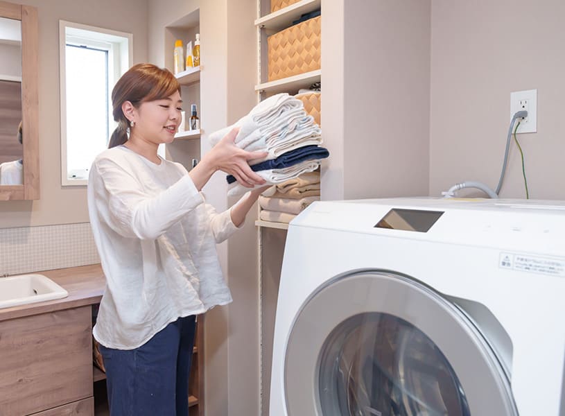 洗濯機上の便利収納アイテムまとめ