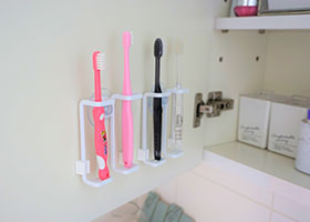 見える場所を意識するだけで、＂生活感＂は隠せる！スッキリを保つ洗面所。 : Life Co