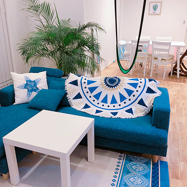 おしゃれなハワイアンラグおすすめ７選！南国風のインテリアでリゾート気分を満喫しよう - ラグ・カーペット通販 びっくりカーペット