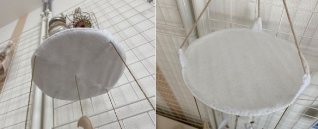 育児DIY ベッドメリー モビールを家にあるものだけで本気で自作してみた - 夜中に前へ