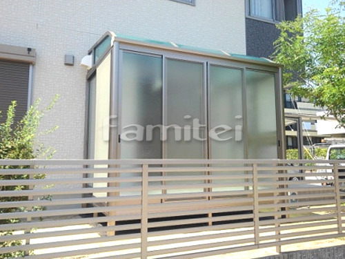 新築 サンルーム ＋Gプラスジー外構エクステリアの施工例