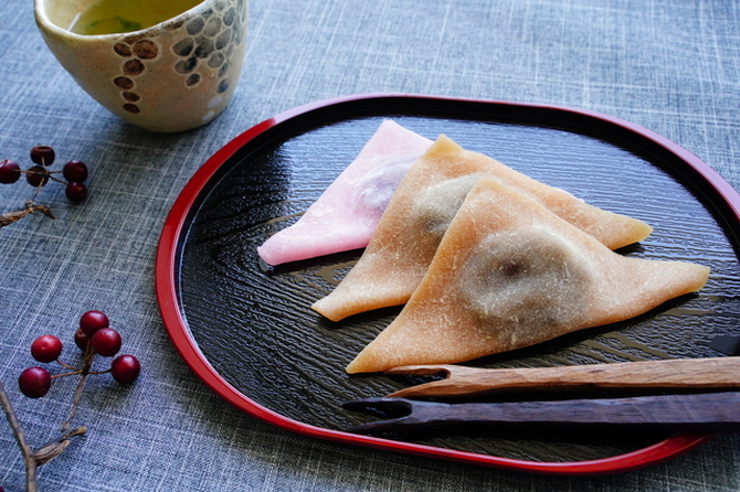 生八つ橋 おたべ つぶあん入り ニッキ、抹茶