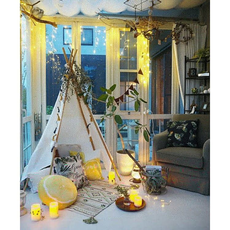 室内テントで手軽におうちキャンプ！おうちキャンプの準備と大人の楽しみ方