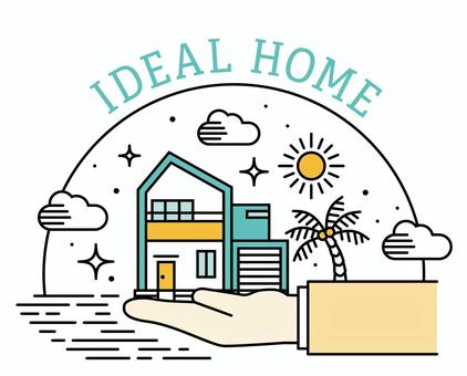 一人暮らしの理想のお部屋を妄想💭2017 寄稿コラムの挿絵illustrationillustwotercolorイラスト井田千秋 chiakiida部屋インテリア書斎