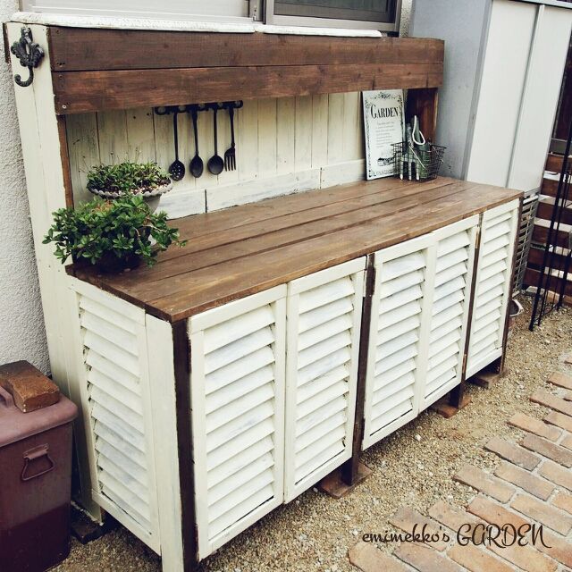 エアコン室外機カバー DIYでお安くできました♪yahiの RnineT と 甲斐犬 虎徹 の雑記帳