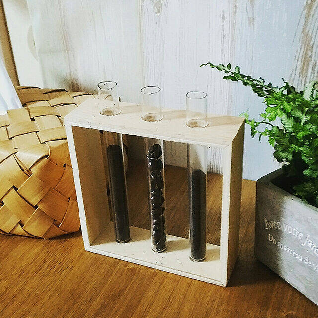 卓上試験管立てを自作 - 北京堂鍼灸松江