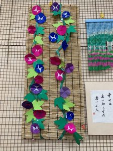 壁面飾り工房本店 壁面装飾・パネルシアター・ペープサート・型紙・知育・保育・介護商品の販売☆壁面飾り工房 「あさがお」 夏 ６月 ７月 ８月介護施設 デイサービス 老人ホーム 高齢者 壁面装飾 型紙 製作 介護福祉士☆