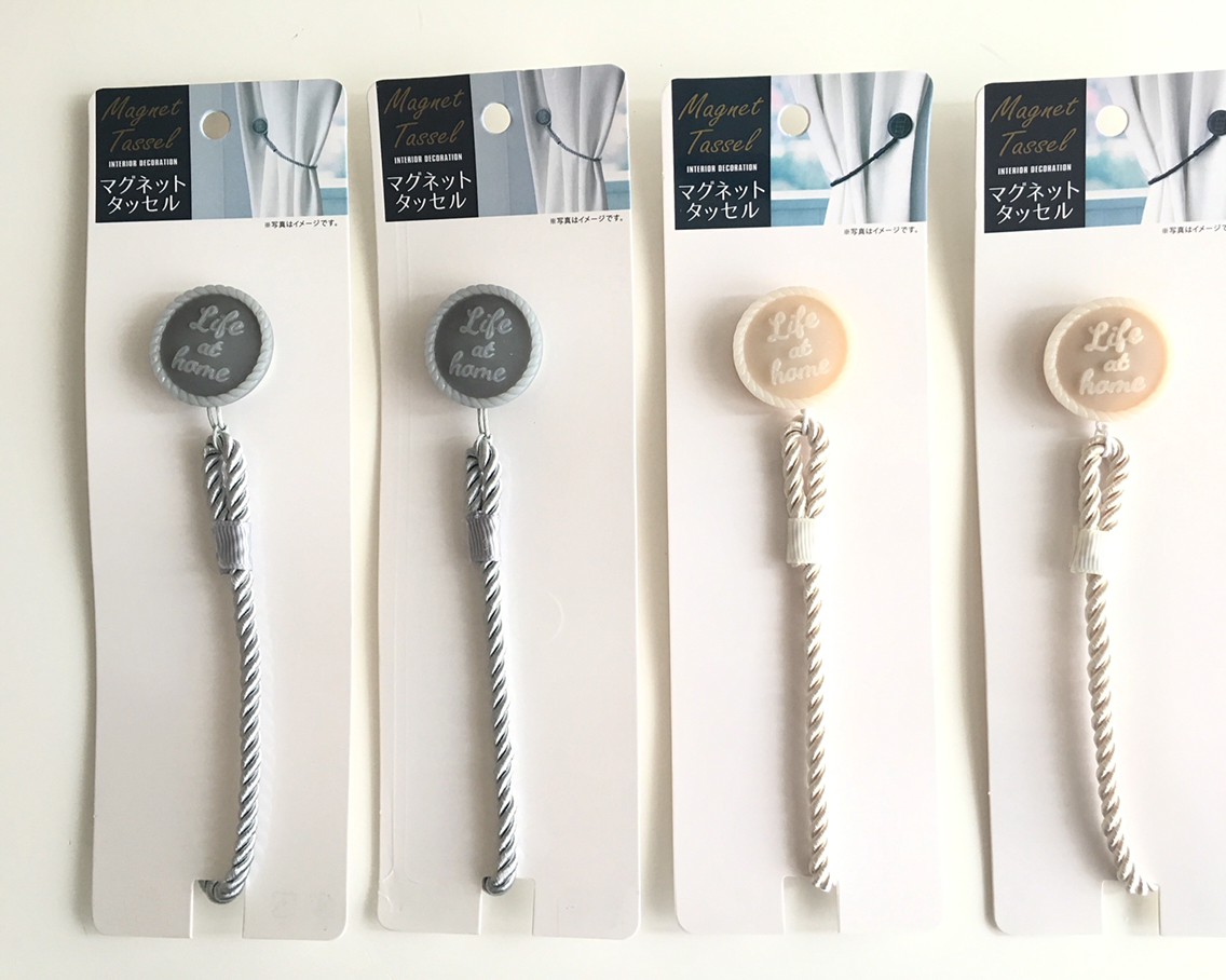 セリア カーテンタッセルは材料です100円バンザイ