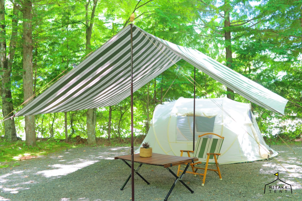 タープを家使いしてみたら、晴れの日も雨の日もテラスを楽しめるようになったよアウトドアな家暮らしROOMIE ルーミー