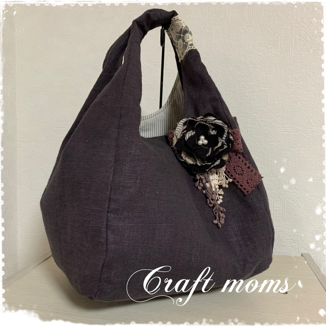 ねじり持ち手のバルーンバッグ ブラザーソーイングカレッジ1日コース