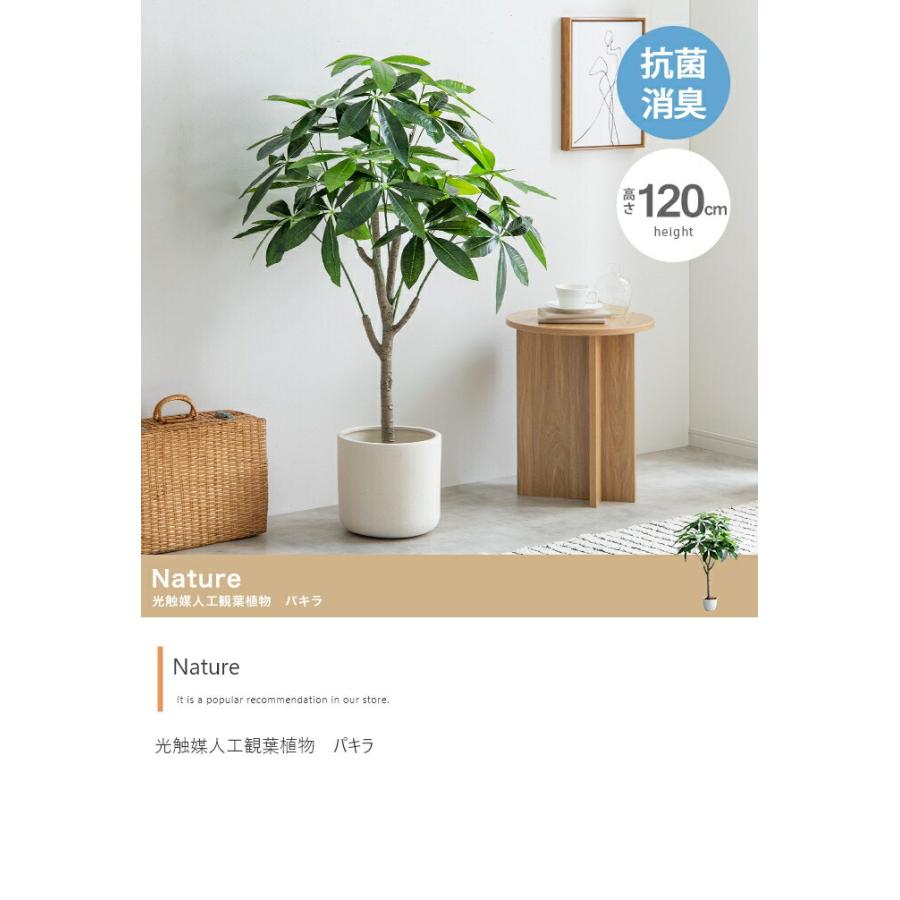 送料無料 Nature ナチュレ 高さ90cm 観葉植物 パキラ フェイクグリーン 人工 室内 リビング オフィス 一人暮らし 緑 光触媒 空気清浄消臭 抗菌 防汚 人工 造花 植木 鉢植え 観賞用 グリーン グリーン北欧テイストの家具通販 インテリアショップ ii-na イーナ
