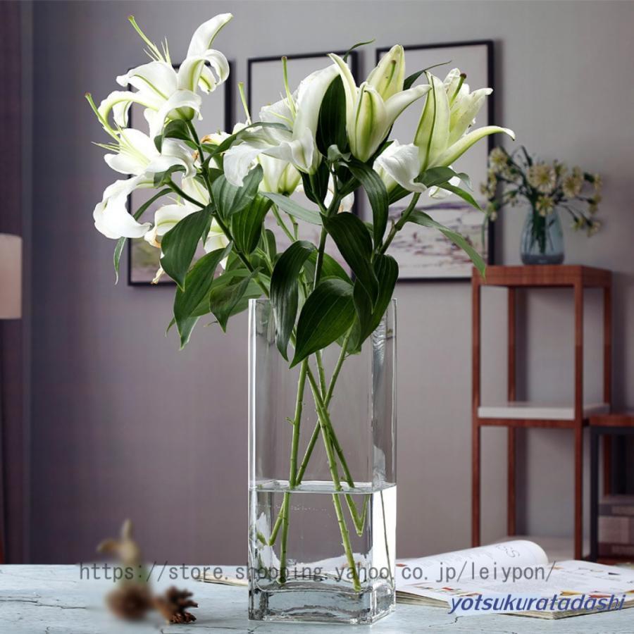 在庫処分 ガラスの花瓶 透明 花器 フラワーベース 30cm ガラスベース ガラスボトル アレンジ インテリア 水栽培 生け花 造花 おしゃれシンプル インテリアクリヤ シリンダー 30cm花瓶 ガラス フラワーベース サイズ18種類 おしゃれ 北欧 大きい 大きめ 小さい 透明