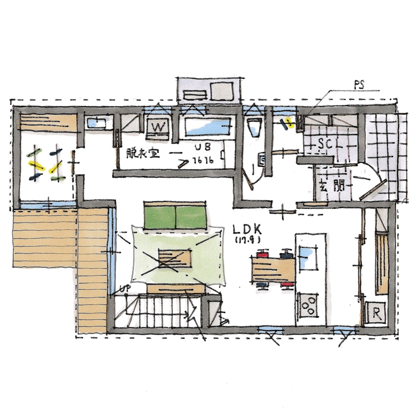 SUUMO ナチュラル シンプル 三角屋根 間取りに関する注文住宅・ハウスメーカー・工務店・住宅実例情報