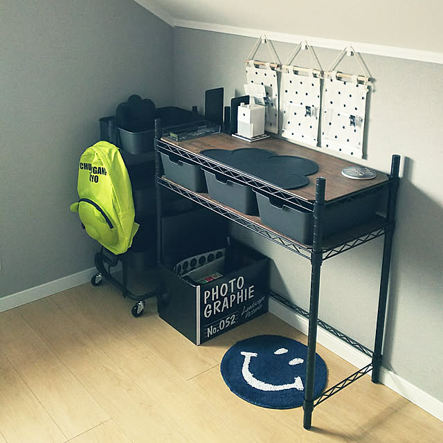 スチールラック天板アクリル100均TikTok