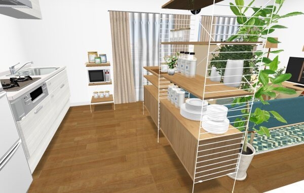 リビング キッチン 仕切りニトリネット 公式家具・インテリア通販