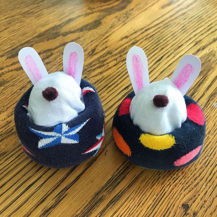 縫わずに簡単♪ 靴下うさぎのお雛様ハンドメイドの作り方・アイデア暮らしニスタ