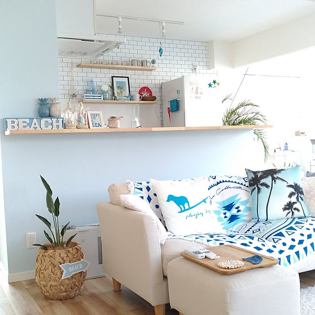 ハワイアンインテリアでリラックス。スタイルの特徴とお部屋の作り方を紹介RoomClip mag暮らしとインテリアのwebマガジン