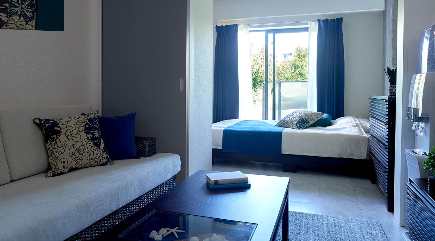 ワンルーム・1K 一人暮らしの部屋のレイアウトとインテリア例 ～6畳・7畳・8畳・9畳・10畳・12畳～a.flat 風が運ぶ、自然の贈りもの- 目黒通り・新宿・大阪梅田 グランフロント北館