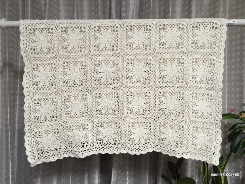 編みものキット「花モチーフブランケット」BO-11手編みのお店SPOOL