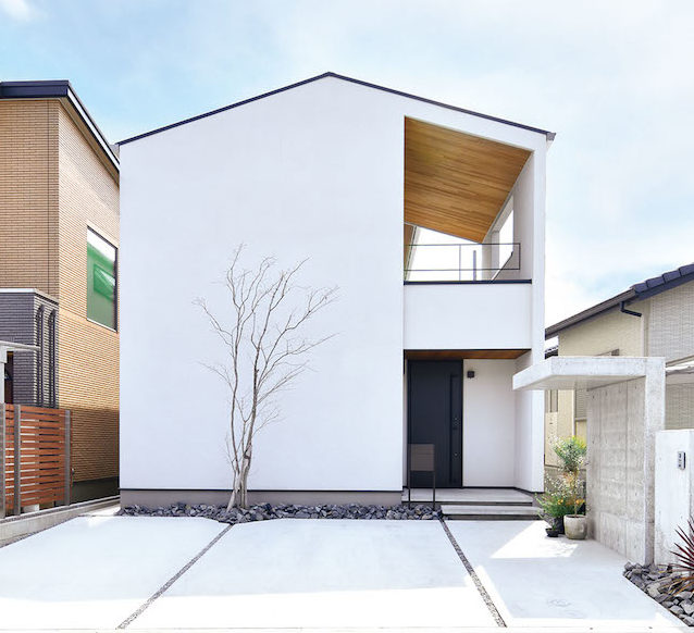 建築実例 中庭のある白い家デザイナーズ住宅・建築家と建てるならミサワデザイナーズギャラリー住宅のミサワホーム