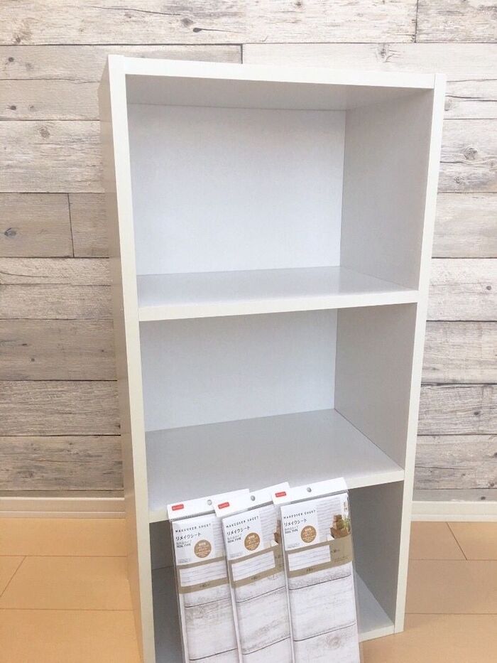 節約DIY ニトリのカラーボックスを高見え家具にリメイク！1000円でできる大理石調アレンジ術SiB.com