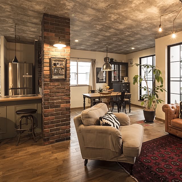 インダストリアルスタイル入門：カーテンファブリック編Houzzハウズ