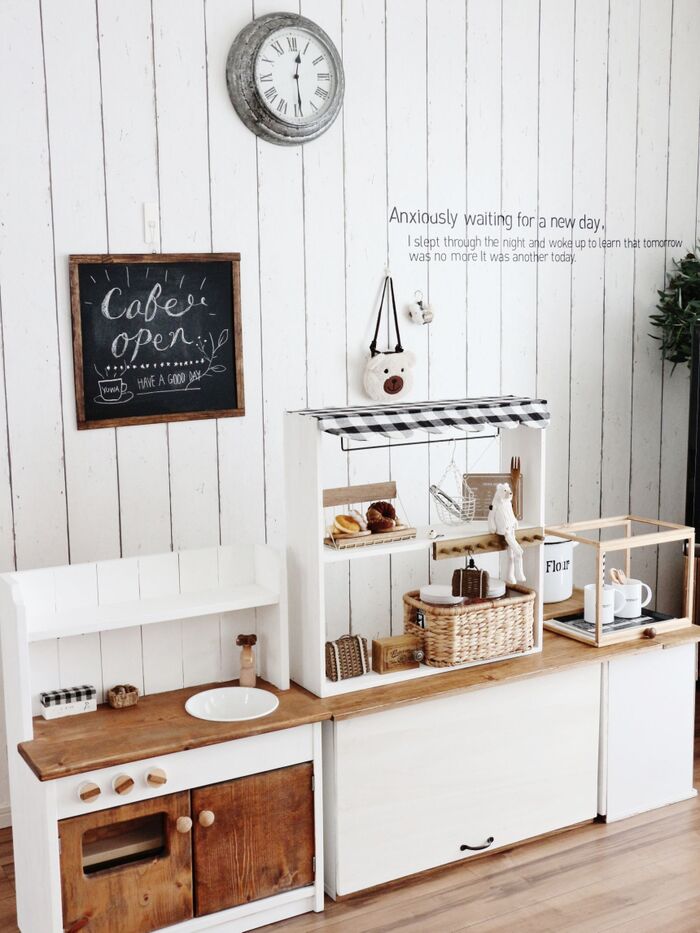 ままごとキッチンその５ + - ＊ゆうげのゆげ＊