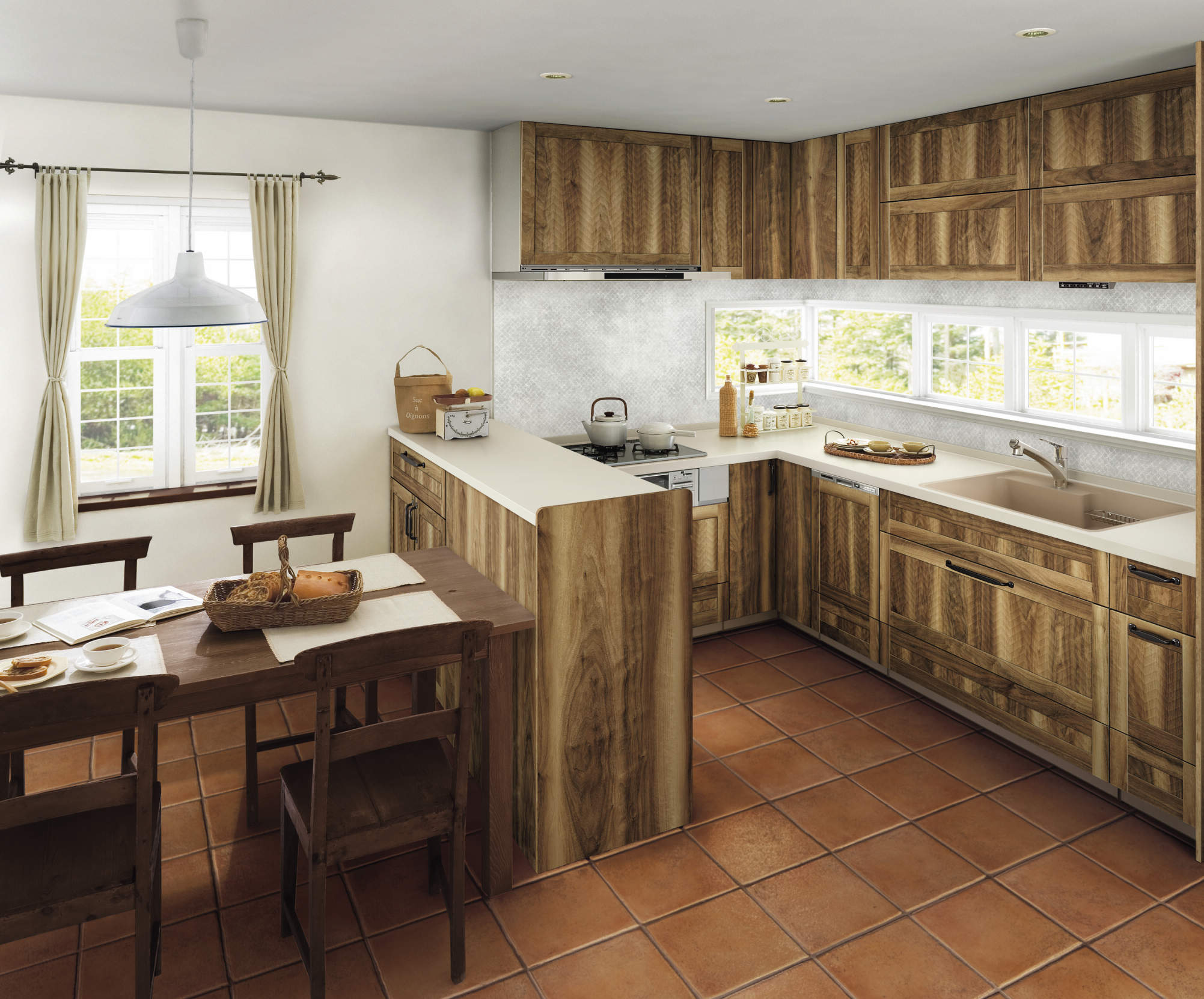 タカシン家具工業 キッチンカウンター レンジ台 おしゃれ フレンチカントリー キッチンラック キッチンボード ゴミ箱上ラック キッチン収納 収納棚木製 幅約90 日本製 CR-9290C : B-room interior - 通販 - Yahoo!ショッピング10月4日まで掲載 カントリー食器棚