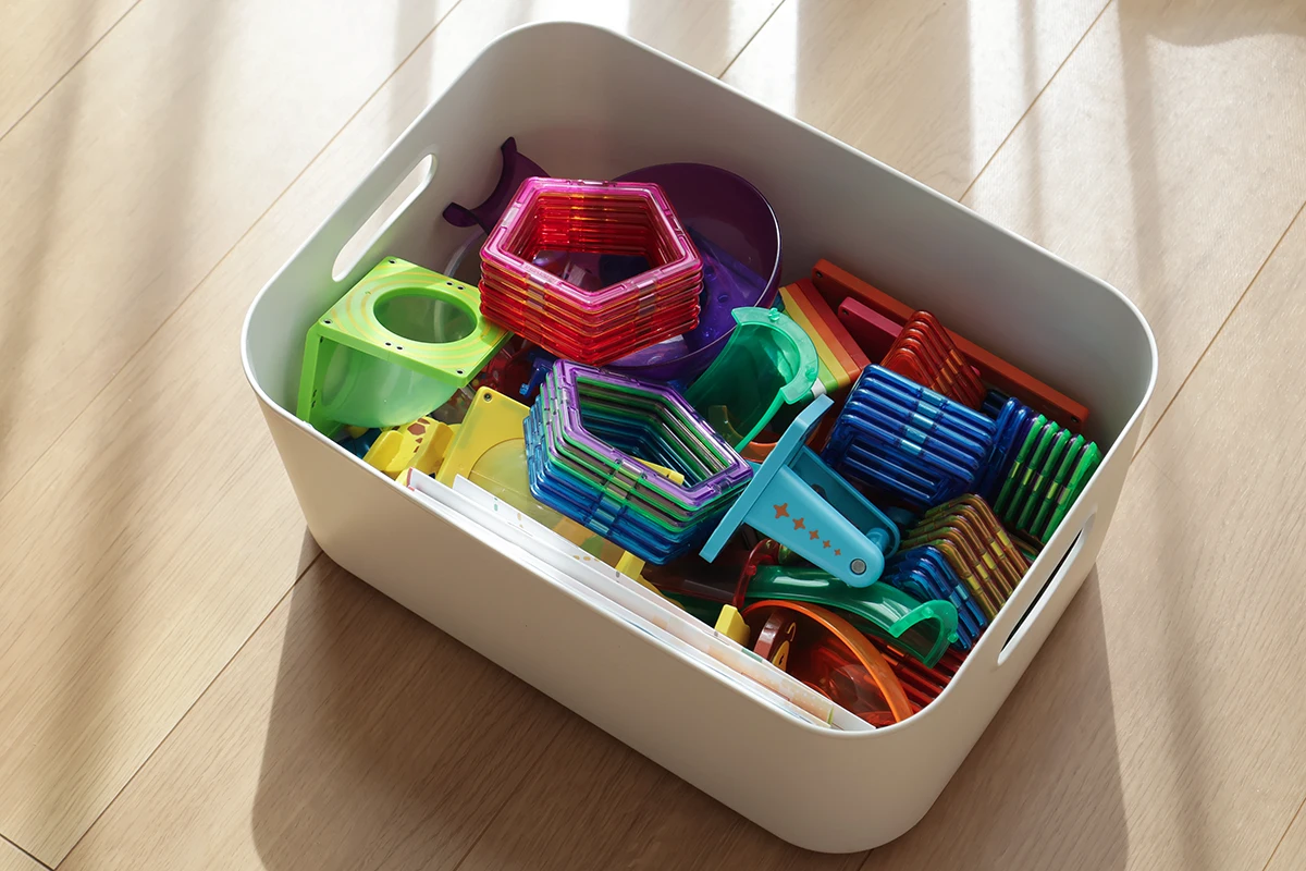 おもちゃ収納 おもちゃ紹介付き〜ニトリの収納にしまっていくよ〜 - YouTube