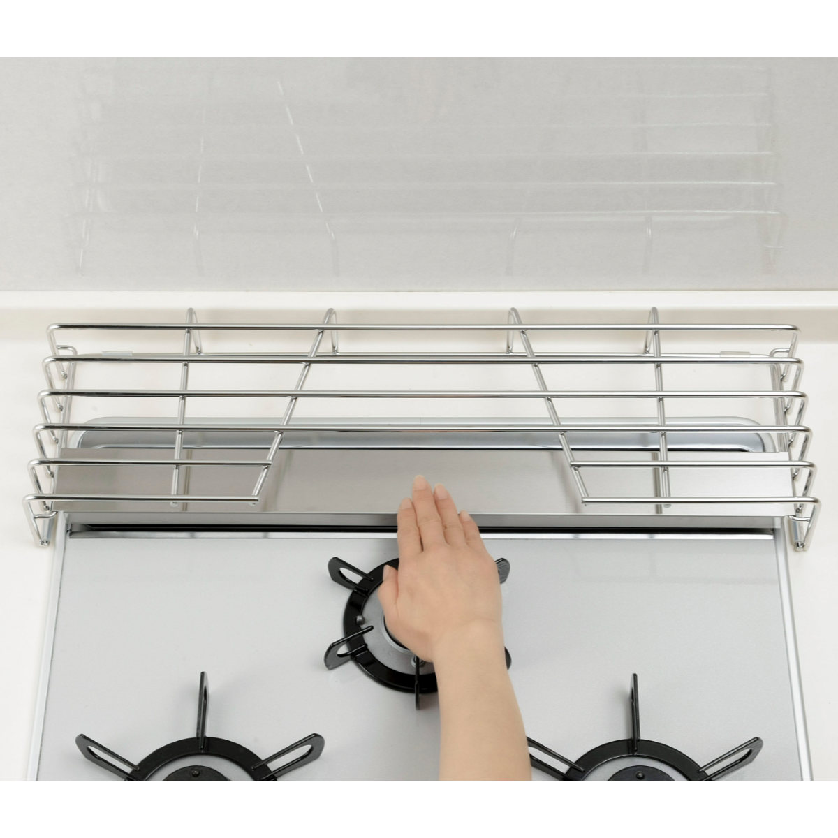 ガスコンロ カバー コンロカバー 3口 60cm ih カバー ガスレンジカバー 調理台 猫 対策 