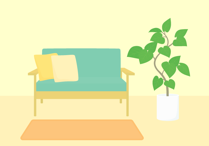 妄想 理想のリビングのおしゃれインテリアをイラストで描いてみたほぼ家生活