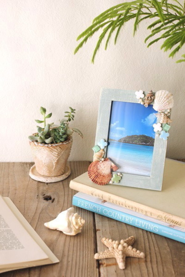 フォトフレーム 写真立て 木製 木 ウッドフレーム L版 ハガキサイズ おしゃれ かわいい 手作り ヴィンテージ アンティーク 19×24cm カヒコkahiko ギフト プレゼント アロハ バス フラ ハワイ ハワイアン インテリア リゾート ビーチ 海 -ハワイアンギフトのお店 Lazy