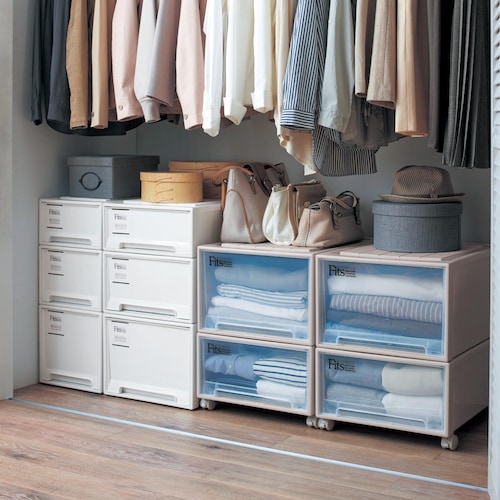 無印良品」の引き出し収納60個！片づけのプロの使いこなし術〜クローゼット編〜 - 片づけ収納ドットコム