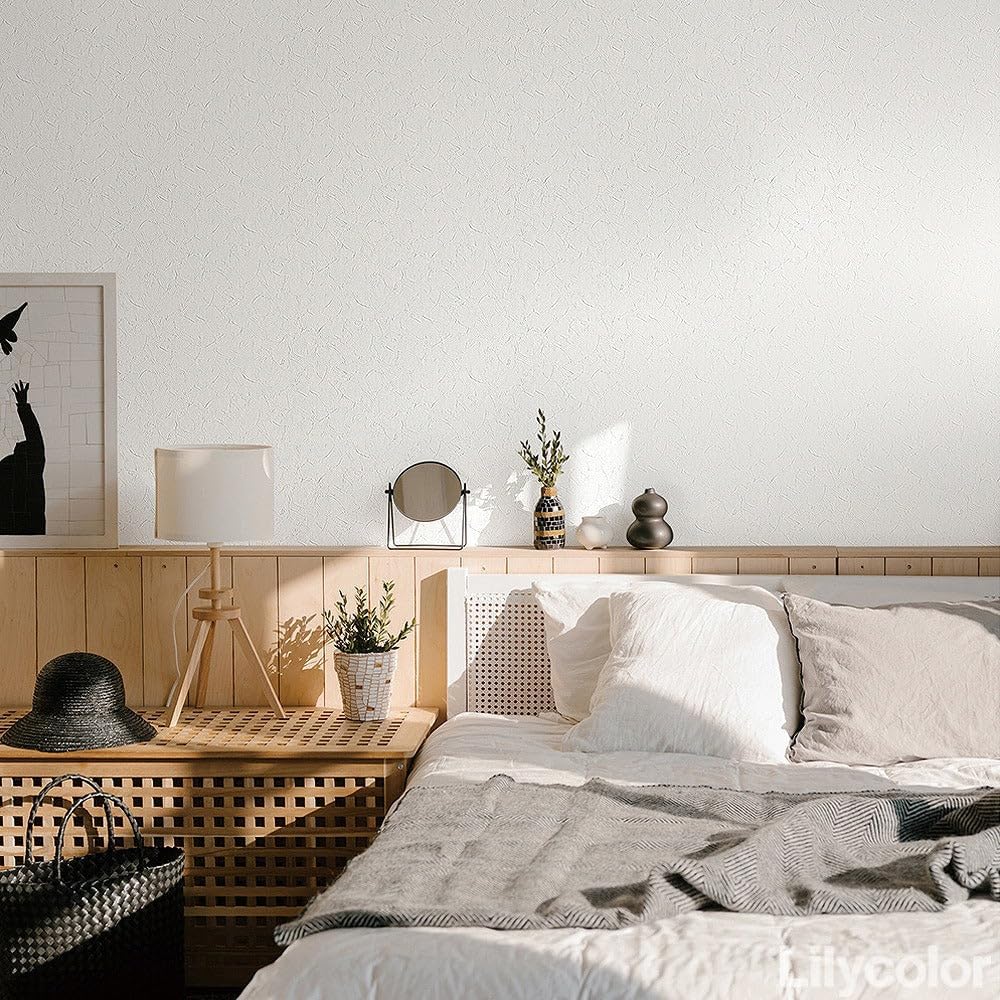 壁紙屋本舗 壁紙 のりなし クロス 消臭 air refre 白 ホワイト 無地 塗り壁