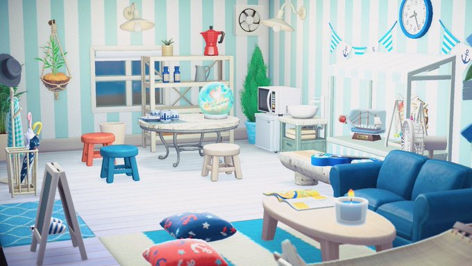 あつ森 お手本のような南国の別荘レイアウトが素敵! - あつ森まとめ速報