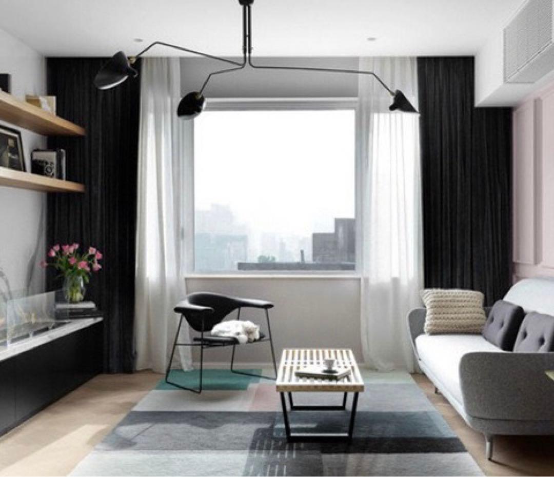 ソリッド1級遮光カーテン&レースカーテン４枚セットカーテン・ソファーカバーの専門店curtain Rainbow