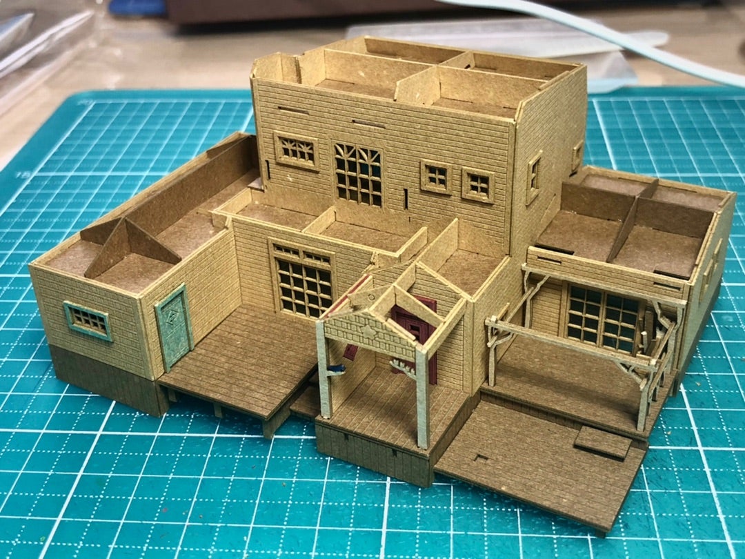 ホビーサーチブログ - 思い出のマーニーに登場する大岩家が、超精巧なミニチュアペーパークラフトになりました