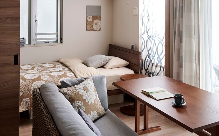 ベッドなし おしゃれな6畳 一人暮らしのレイアウトCLAS