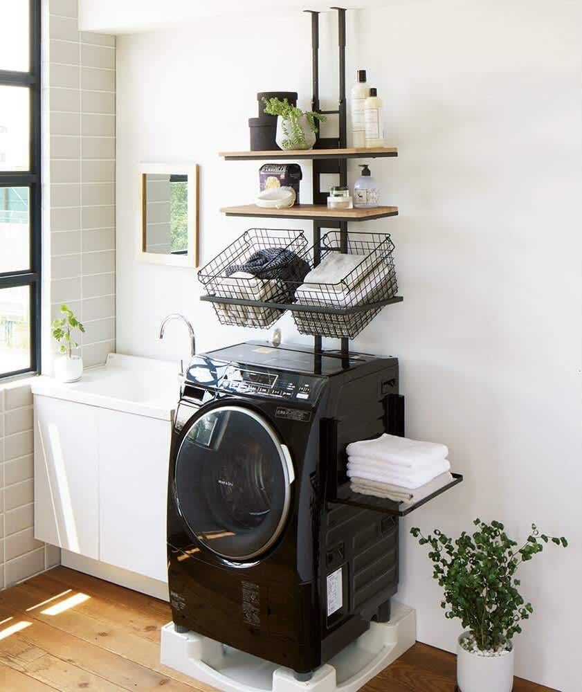 ランドリーラック 洗濯機上ラック 洗濯機 ラック 収納棚 洗濯機上収納 収納棚 整理棚 省スペース 組み立て簡単 洗濯機収納 小物収洗濯機上のスペースを有効活用！ランドリーラックや造作棚などの収納アイデア38選RoomClip mag暮らしとインテリアのwebマガジン