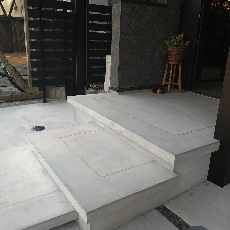 鉄骨階段防水 ノンスリップ一体型塩ビシート貼り マンション大規模修繕工事 仙台 2010.05.28