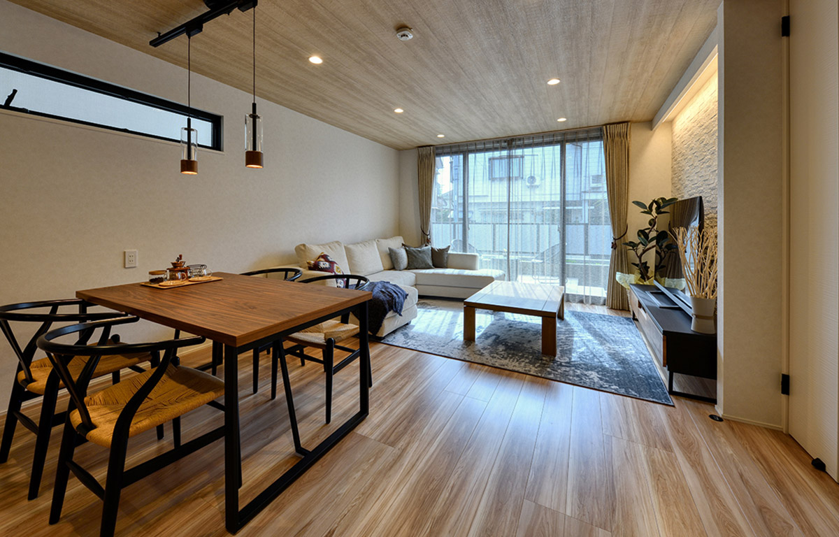 OFFクーポン※お買い物マラソン 北欧ナチュラルモダンデザイン天然木ダイニングセット 6人