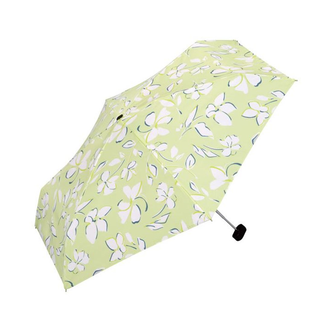 Wpc.公式 雨傘 シルエットフラワー ミニ 50cm 晴雨兼用 レディース 傘 折りたたみ 折り畳み 折りたたみ傘グリーン-アウトレット通販ロコレットLOCOLET