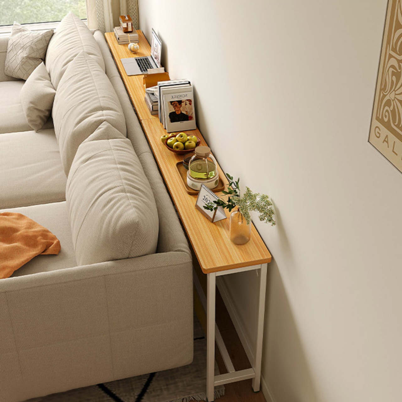 ソファの背面に引出し収納付ベンチを置いてみました！その理由は家具なび～家具の使い方を提案するブログ～名古屋・インテリアショップBIGJOYが独自のアイデアで家具の配置術などを提案