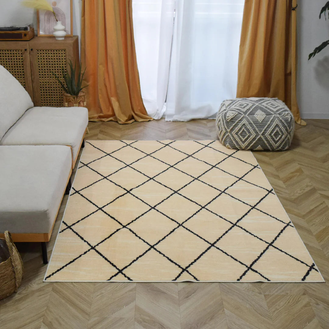 北欧風 ラグマット 絨毯200cm×250cm モロッコ長方形 高耐久