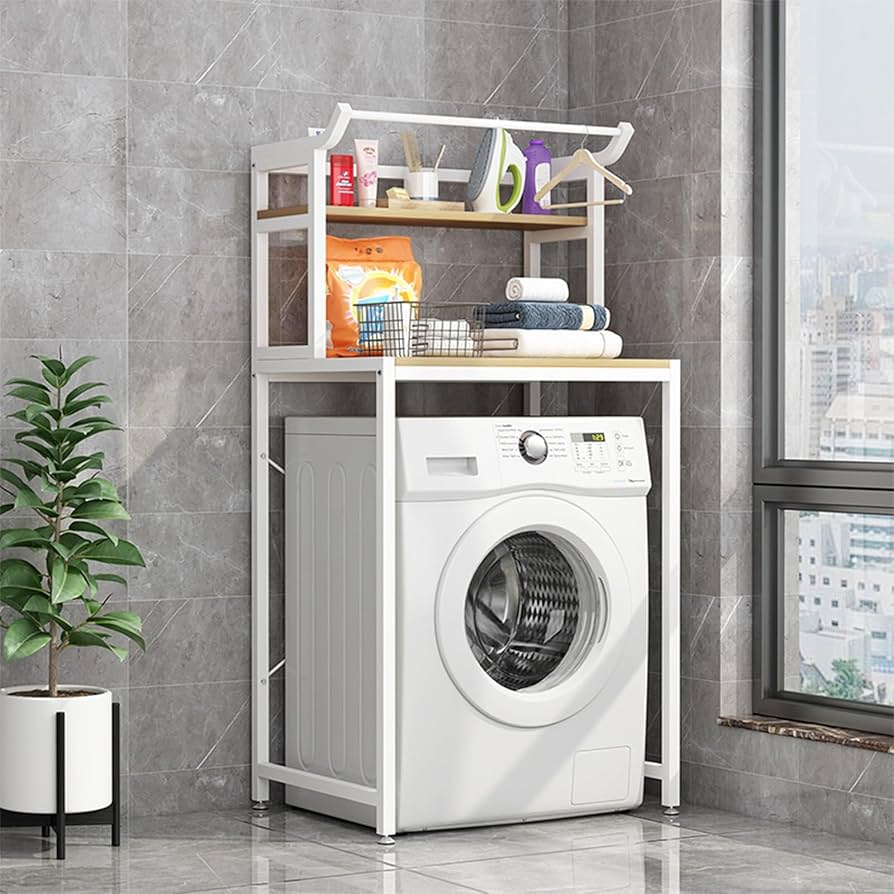 洗濯機 ラック 洗濯機収納ユニット上の収納ラック、 乾燥機 ラック 洗濯機