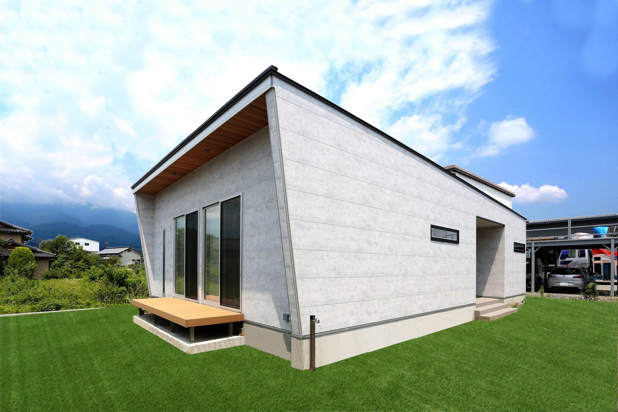 私たちの外観づくり 3 無機質な素材へのこだわりを家の個性にSOTOMO家の内も外も、暮らしを充実させるアイデア満載の情報サイト