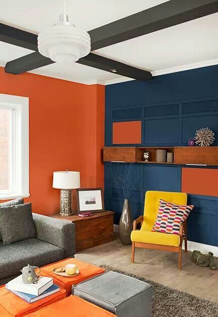 和室特集！オレンジのアクセントクロスが印象的な和室