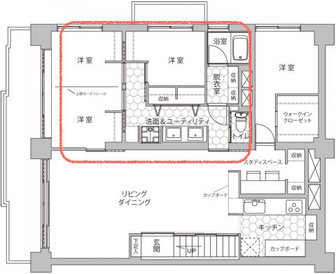 廊下スペースに設けた洗面 脱衣場からもトイレからも寝室からも 近くて 便利な間取りです ✨ , ,平屋 平屋の家 洗面所 三面鏡 収納洗面収納 木目調クロス 無垢床------------------------------ @daiichi_fujieda 藤枝市水守2-1-1 TEL054-645-5900