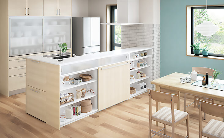キッチンの背面収納はどう選ぶ？便利でおしゃれな収納とは八戸・十和田・三沢で新築住宅ジェイホーム・スタイル