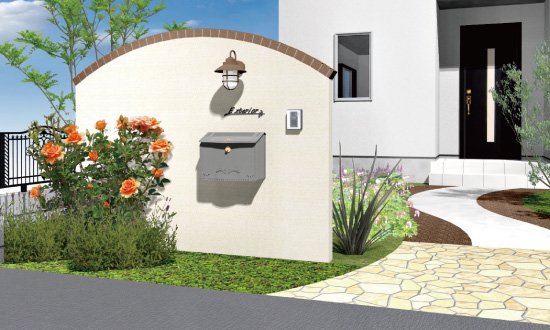 宅地まわりの防草シート施工事例 お庭- 防草シート専門店 防草シートドットコム